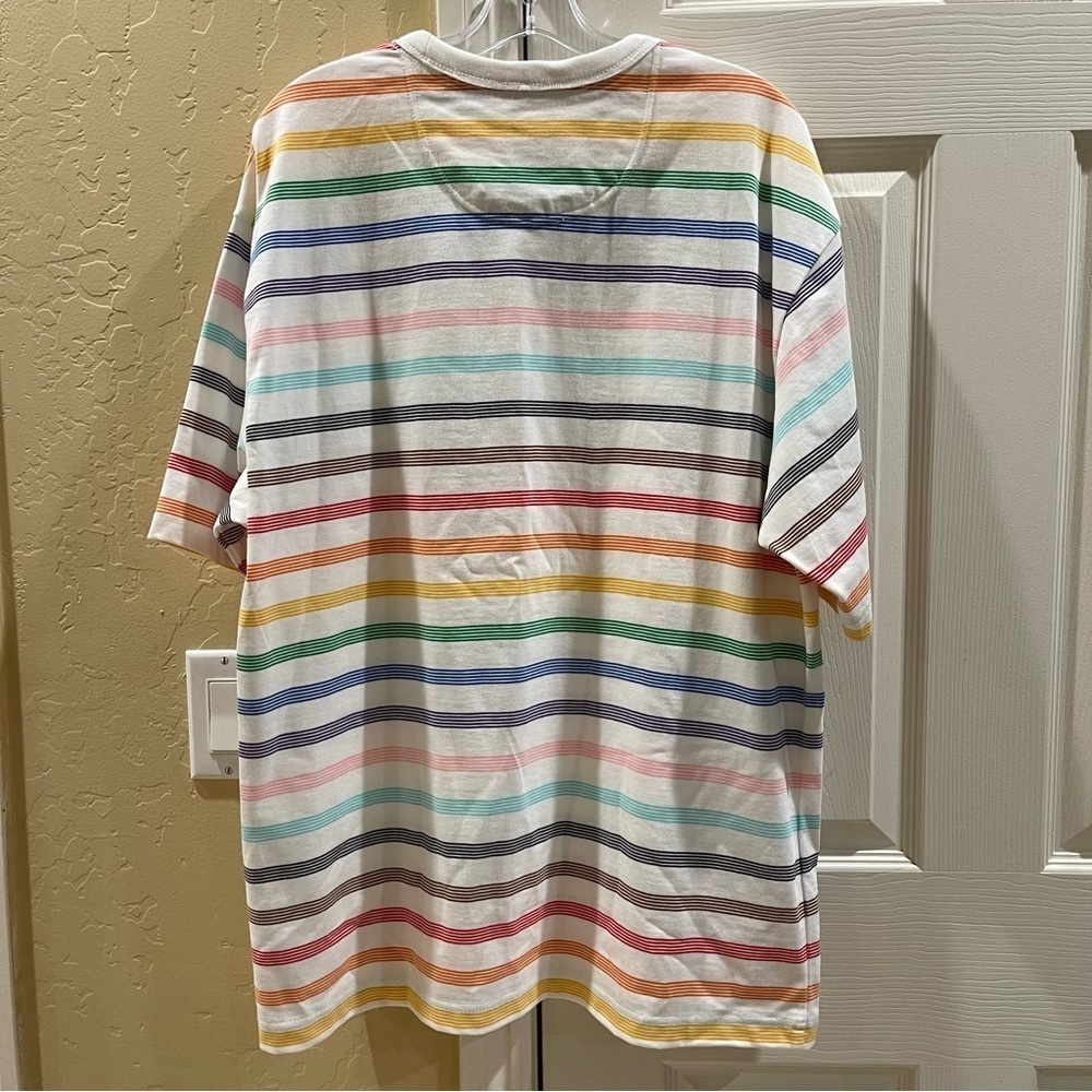 Vans men's 2023 Pride Stripe Short Sleeve Knit Tee new with tags size large - Picture 3 of 7